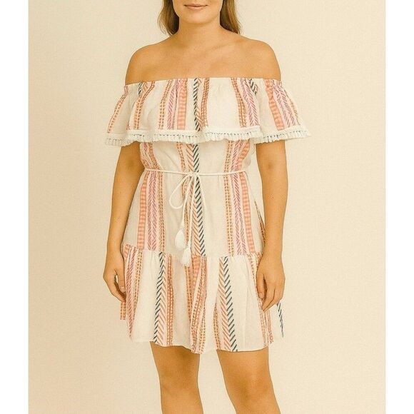 Mazik Dresses & Skirts - Anthropologie Mazik NEW Women Medium Summer Mini Dress Boho Vacation Coastal